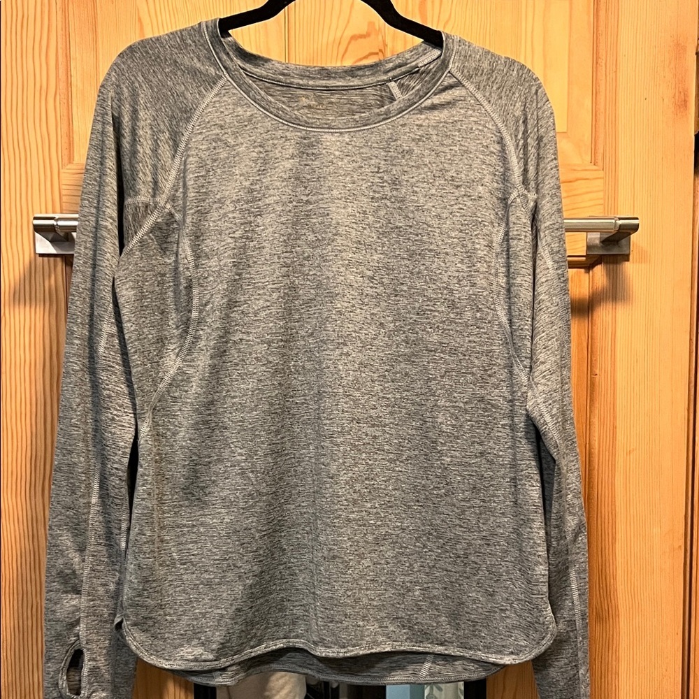 Tek Gear Heather Gray Performance Shirt.  Sz L